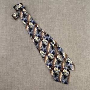 Jimmy V Tie Men Silk Basketball Joe Theismann Collection One 60x3.75 Made In USA